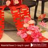 Wedding Floral Decorations: Bedside, Dining, and Desktop Arrangements for Festive Occasions and Engagements.