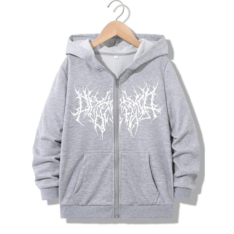 Streetwear Fashionable Zipper Hoodie Casual HIP HOP Hoodies Jackets Boys Girls Y2k Zip Up Sweatshirt Spring Autumn