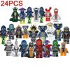 2023-ninjago Set Of 24pcs Mini Figure Building Blocks Kid Toys Stock.a