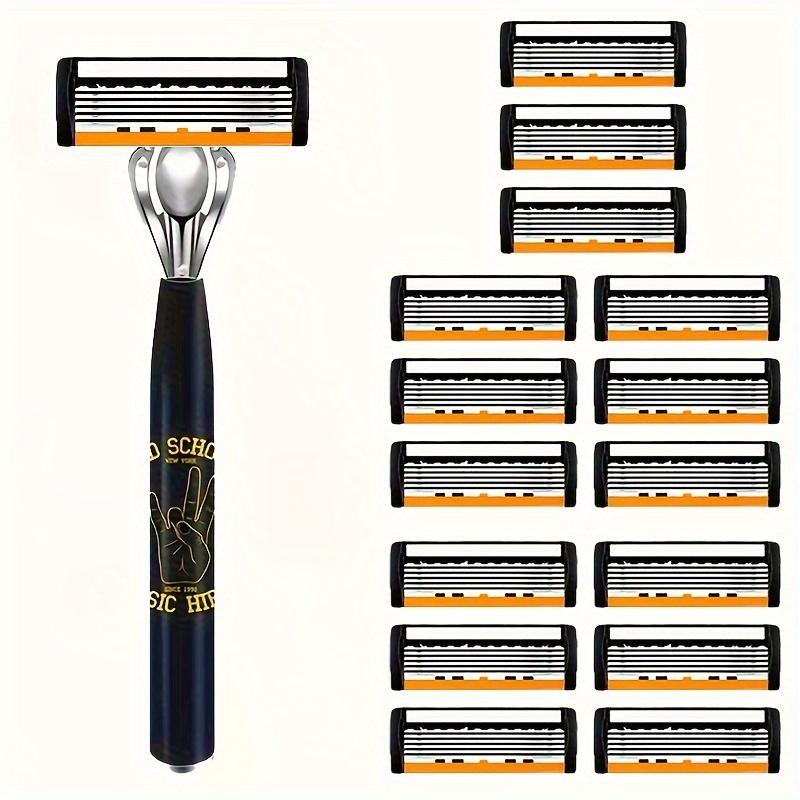 Pattern Razor Classic 6 Layer Safety Razor for Mens Shaving&Womens Hair Removal Shaving Blades Manual Shaver