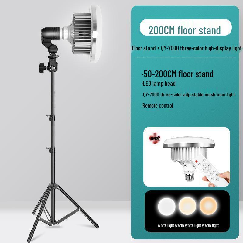 Suport de iluminare desktop profesional pentru fotografie alimentară, video indoor și live streaming