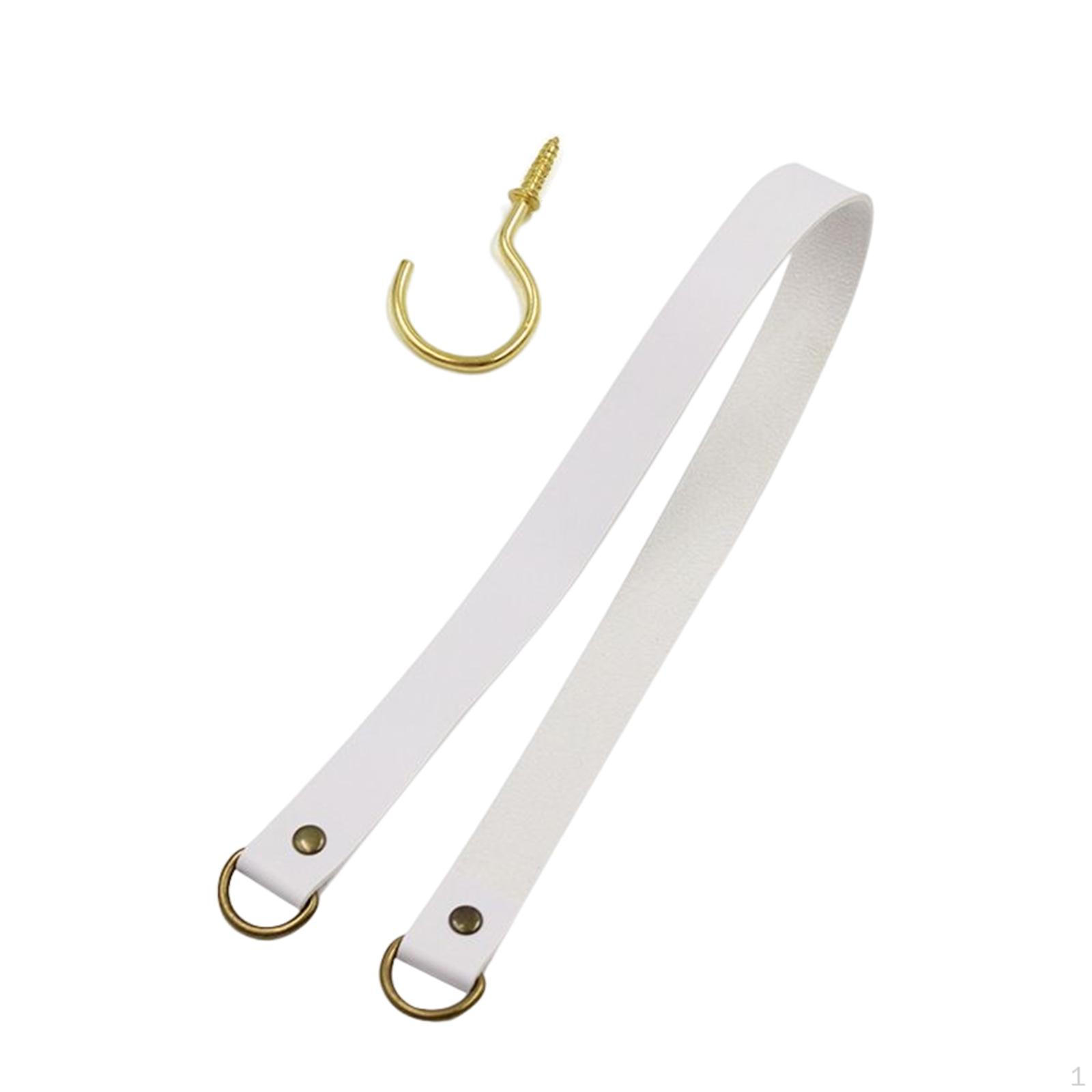 Подхваты для штор Пряжка Декоративный держатель Зажим Простой ремешок Окно белый