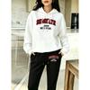 Brooklyn New York Usa Printed Y2K Women'S Hoody Set Multicolor Pocket Hoodie  Loose Korean Pants