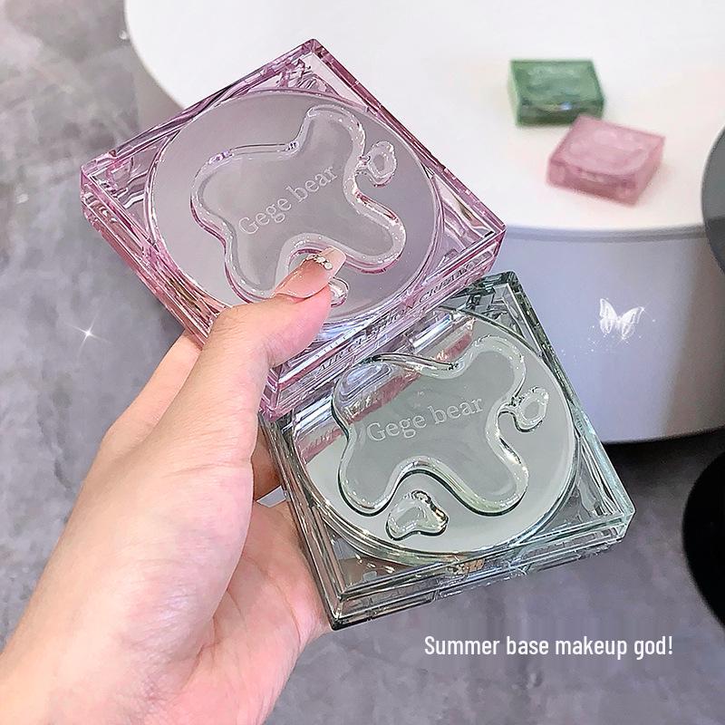 Douyin Live Style Rain Dew Hydrating Brightening Cushion Cream - Lightweight, Refreshing Oil Control for Natural, Sheer Coverage.