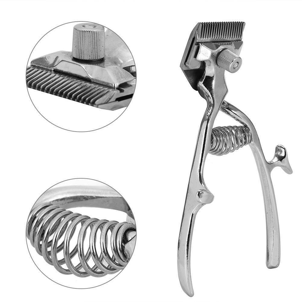Hair Removal Trimmer Cutter Hand Classic Clipper Barber Stainless Steel Manual Haircut Tool
