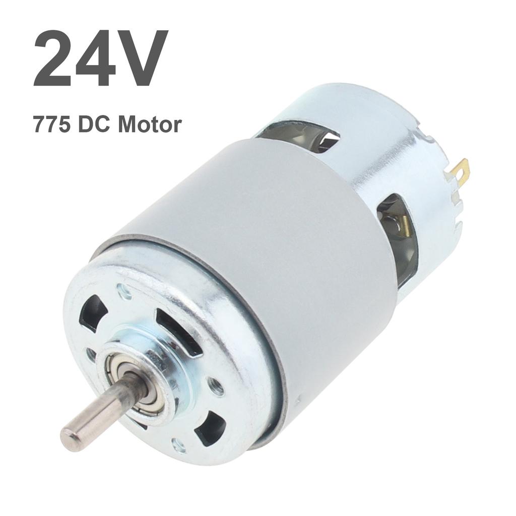 775 DC Motor 12V 3000-15000RPM High Speed Large Torque Motor for Small Drill/Micro Machine Tool with Ball Bearing and Fan Blades