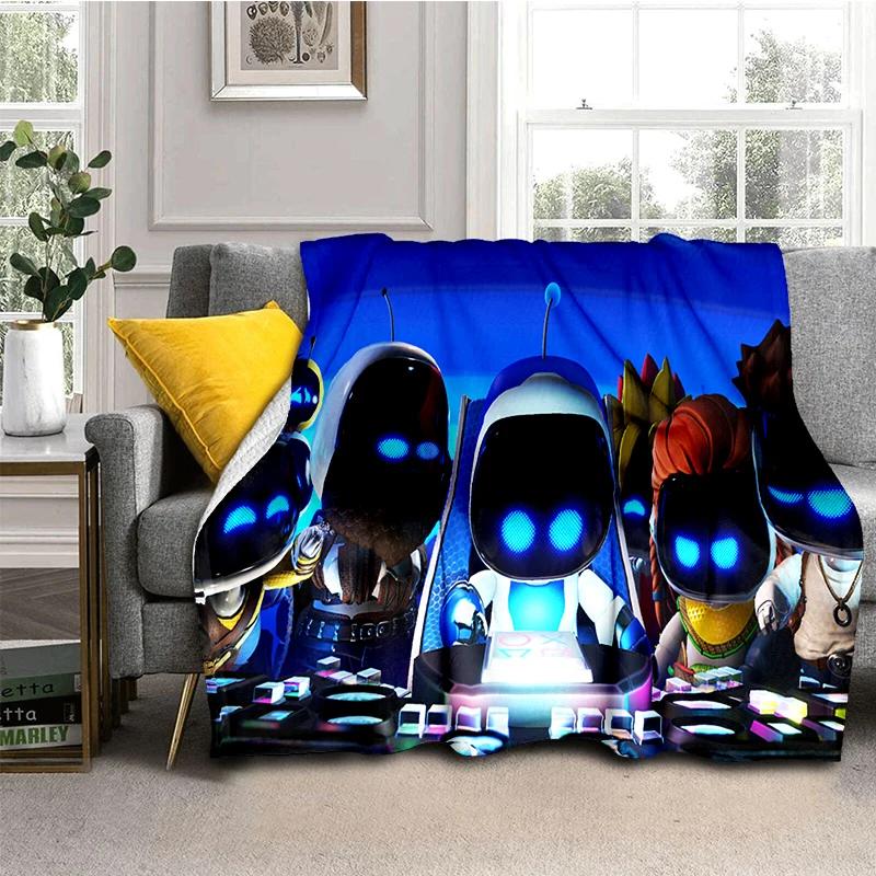 New 29 Style Astro Bot Game Cartoon Robot Gift Blanket,Soft Throw Blanket for Home Bedroom Bed Sofa Travel Picnic Cover Kids