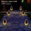Solar Lanterns Hanging Solar Lights Outdoor with Handle Metal Waterproof Decorative Solar Garden Lights for Patio Porch Pathway