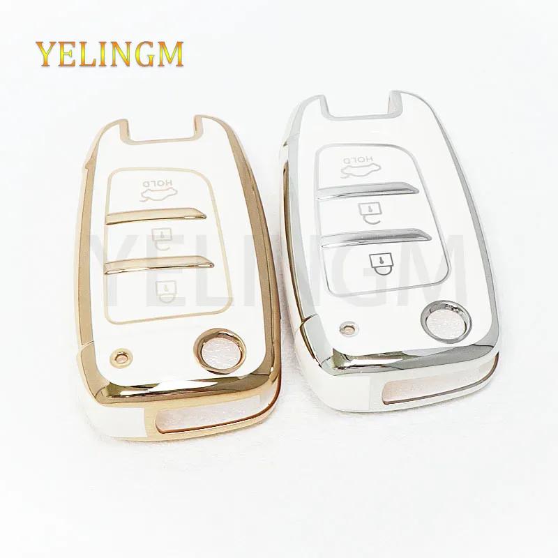 For Hyundai Sonata Santafe Verna Tucson Celesta Accent Creta Kona Elantra Solaris I30 I35 I40 Ix35 Tpu Car Remote Key Cover Case