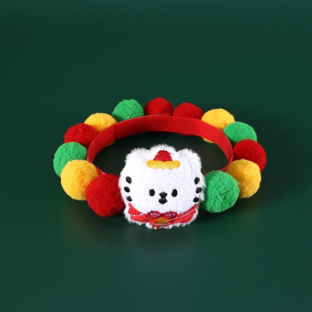 

Регулируемый Рождественский ошейник для питомца Смешной аксессуар для шеи собаки Аксессуары для собак Ожерелье для питомца Рождество S-Cat