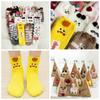 Soft with Tapered Box Cute  Hosiery Ankle Towel Winter Warm Animal Embroidery Floor Thicken Socks