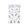 Christmas 3D Face Stickers with Design for Holiday Party Makeup