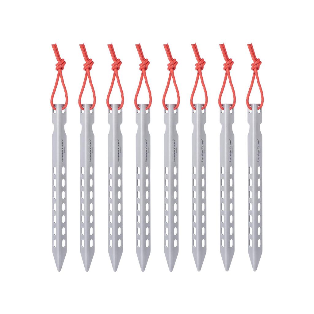 Boundless Voyage V-shaped Titanium Alloy Pegs 16.5cm Set of 6/8/12