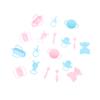 9Pcs/Set Mini Doll Pacifier Baby Tableware Set Play House Supplies Dummy Nipples For Dolls Kids Toy Baby Pacifier Accessories
