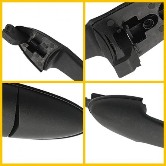 New Rear Passenger Right Side Exterior For Door Handle 2000-2007 Ford Focus
