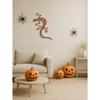 Metal Lizard Wall Art, 3D Halloween Decoration, Gothic Hanging Sculpture for Indoor Outdoor Living Room Gothic Bedroom Decor