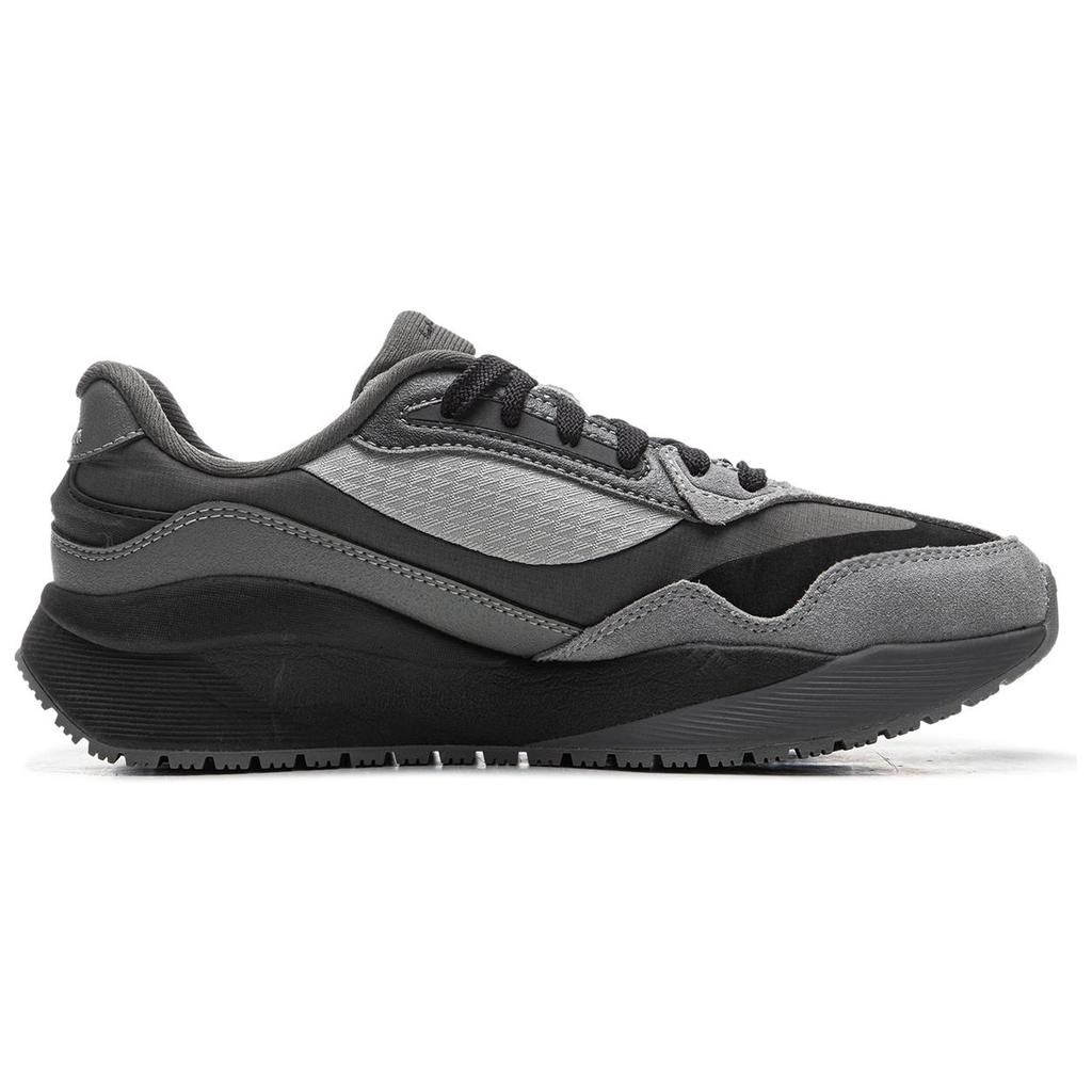 LiNing 2.0 Comfortable Classic Non-Slip Lightweight Low-Top Casual Shoes Women Sneaker Gray Black AGCU322-2