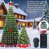 400LEDs Smart Christmas Tree Lights with Star Topper RGB LED Fairy Lights App Remote DIY Color Pattern for Christmas Tree Decor