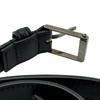 SAINT LAURENT GRZ479388 Narrow leather belt black leather unisex Used