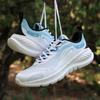 New LiNing Lightweight Rebound Low Top Casual Running Shoes Men's White Blue ARSU105-2
