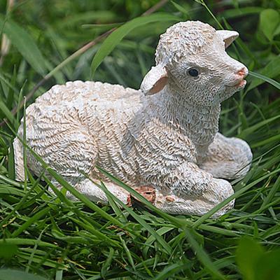 DIY Lamm Ornament Mikro Landschaft Schaf Skulptur Kunstharz Realistisch