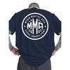 Martial Arts Fightingbreathable 100 Cotton Shortsleeved Tshirt with Round Neck and Fashionable MMA Printed Tshirt