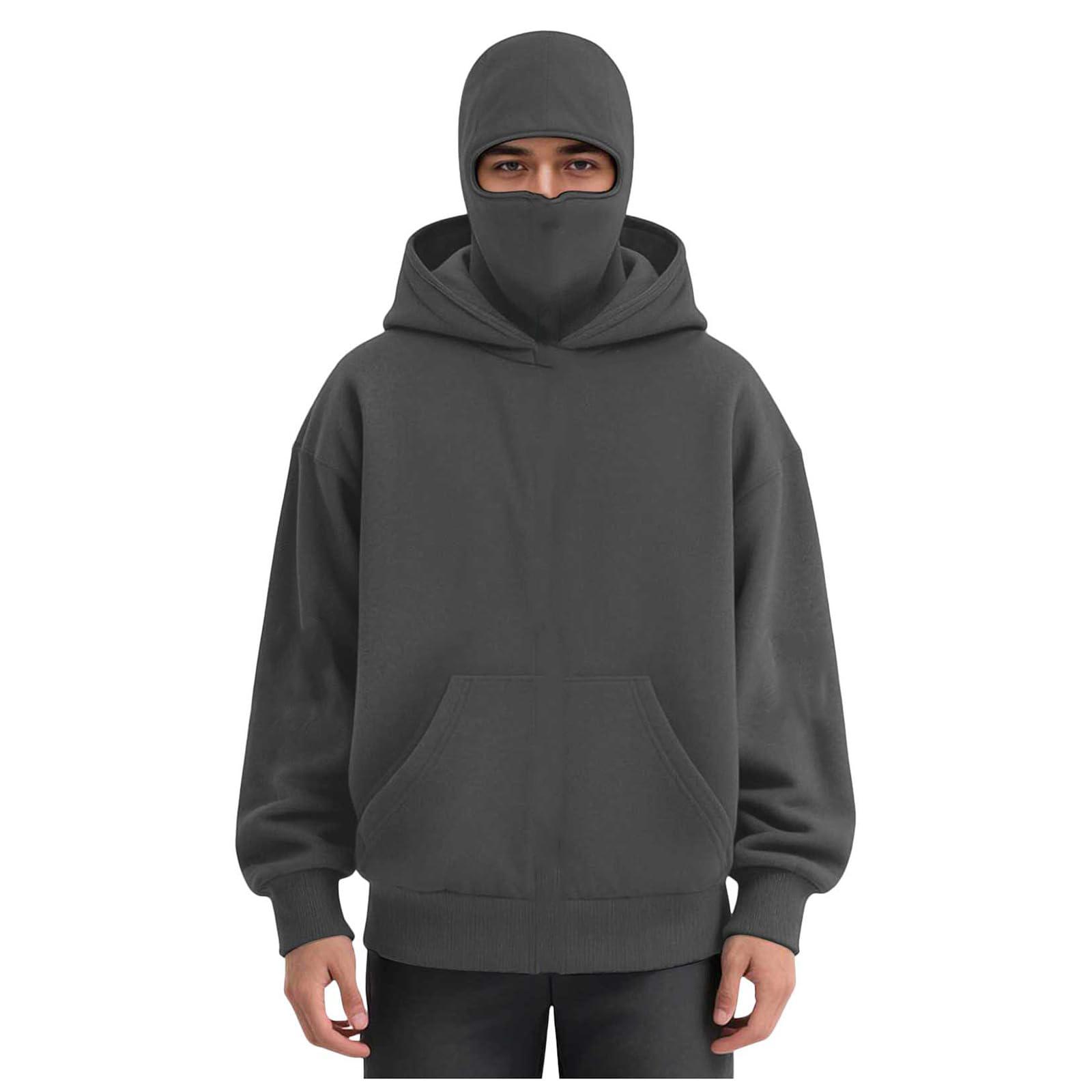 

Hooded Sports Tracksuit Unisex Running Outfits Long Sleeve Pullover Hoodies Sweatshirt L