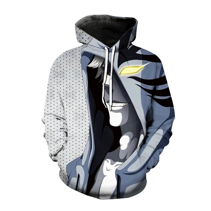 2024 Anime Bleach 3D potisk Mikiny Pánské Dámské Módní Mikina s kapucí Pulovr Mikina Harajuku Hip Hop Streetwear kabát