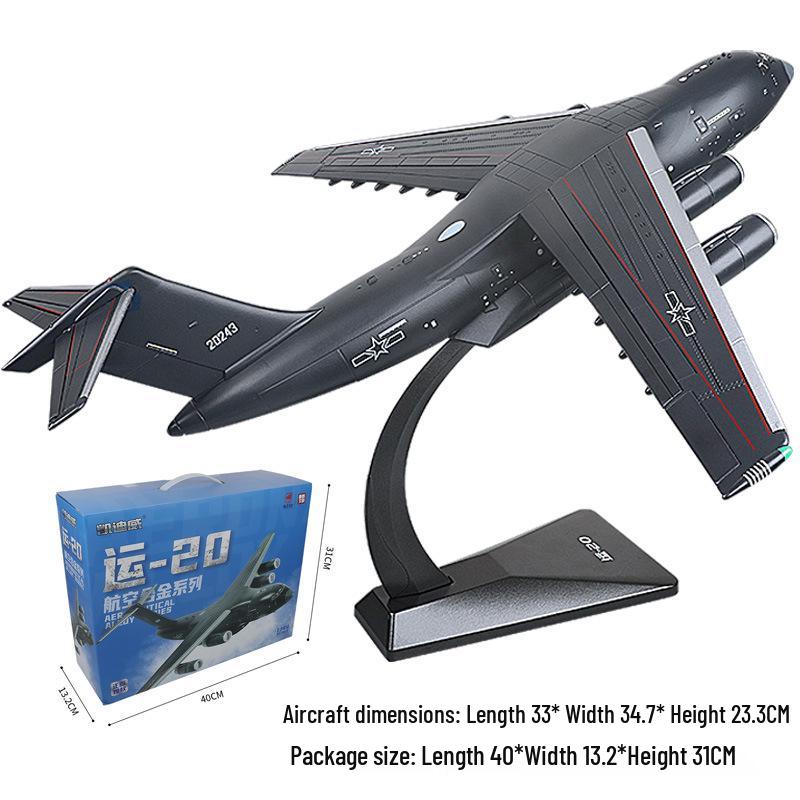 Kaidiewei 1:144 Y-20 Tanker Aircraft Model - Military Transport Simulation Ornament