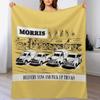 MORRIS MINOR VAN Throw Blanket Machine Washable Soft Warm Blanket
