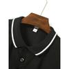 Men's Summer Sport Polo Shirt with Button Neck