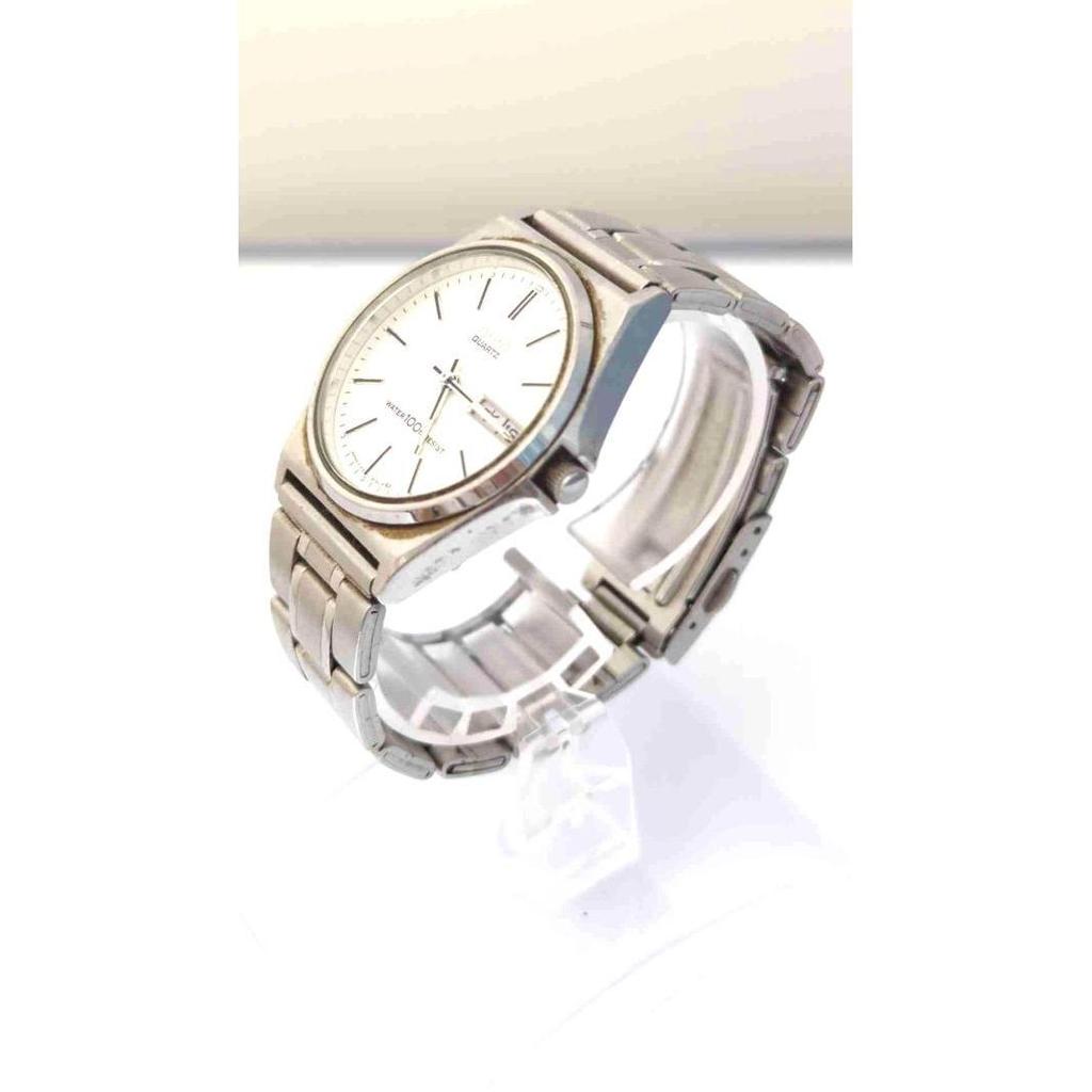 Used SEIKO ALBA Y143-8141 Unisex Quartz Analog Watch Working Item 50-26