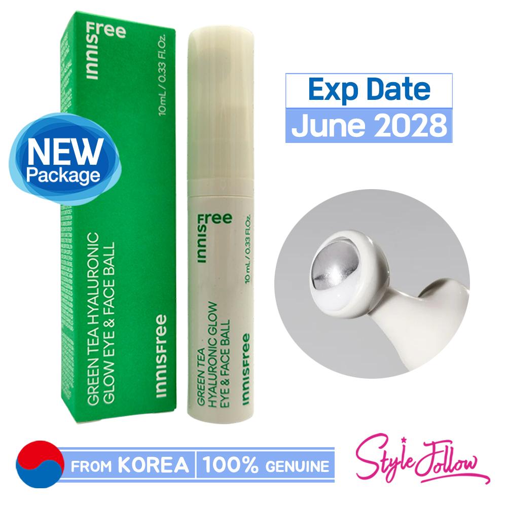 Innisfree Green Tea Hyaluronic Glow Eye & Face Ball 10ml