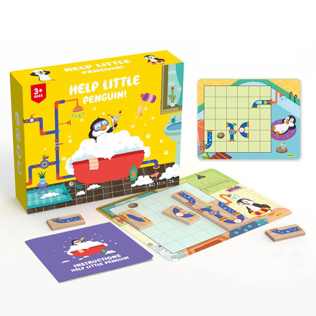 Family Tabletop Game Penguin Slide Iceberg Strategy Board Game For Kids Adults Party Night