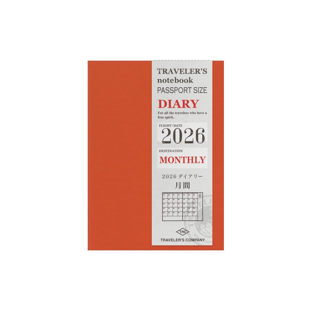 

Notebook Planner Refill 2026 Passport Size Monthly 14497006 December Traveler s (Starts 2025)