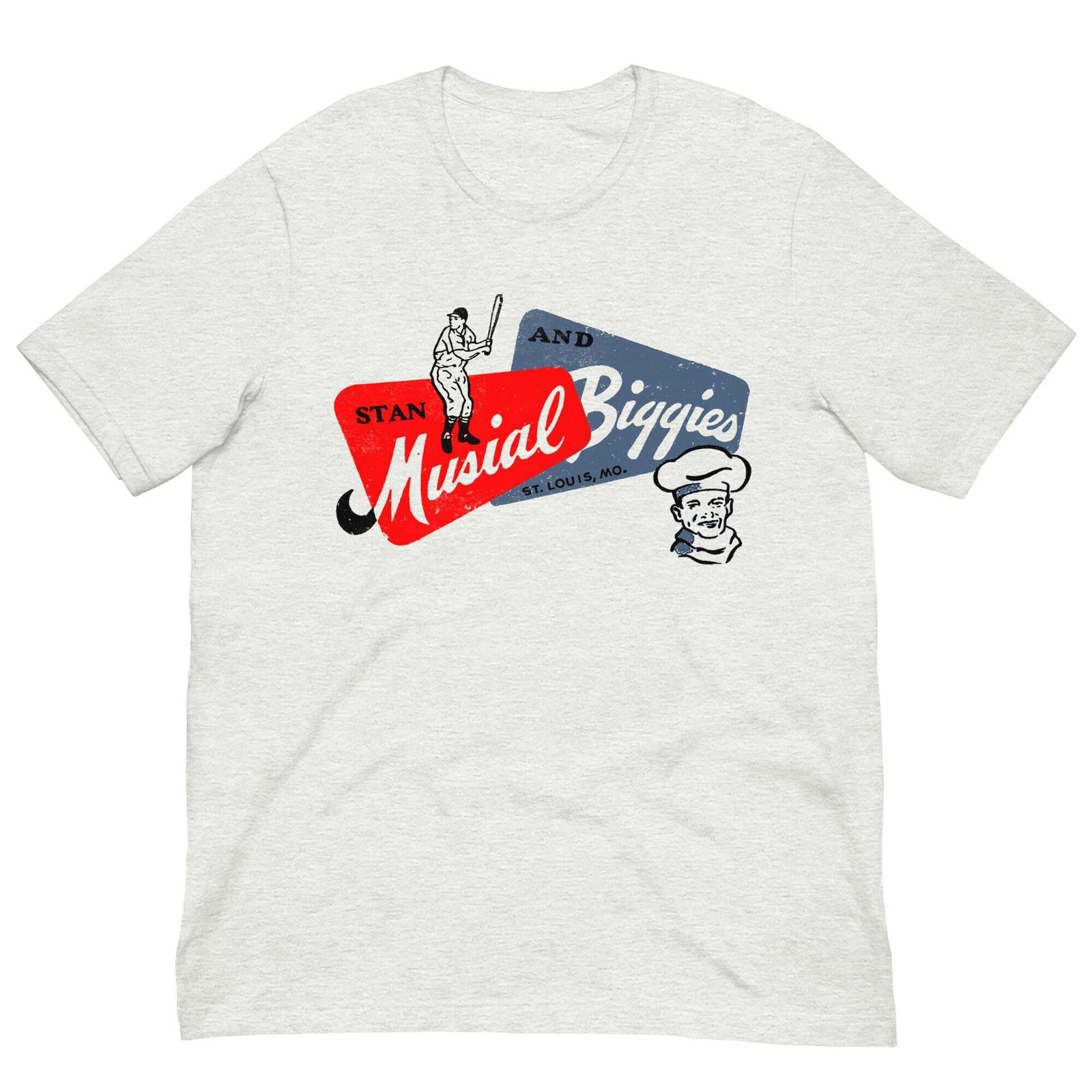 

Stan Musial Vintage Retro T Shirt St Louis Cardinals Baseball Graphic Tee 3XL
