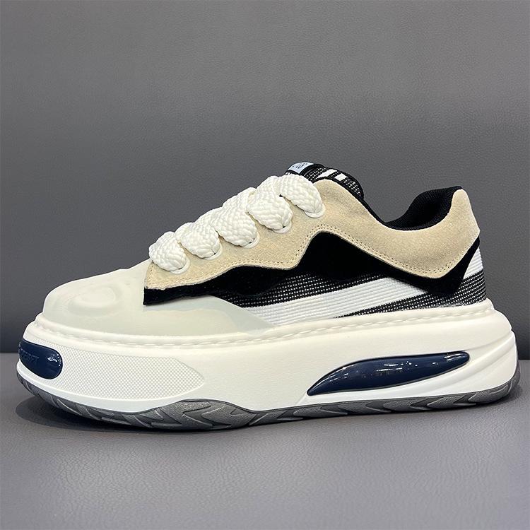 

2025 European Sports Casual Non-Slip Dad Shoes with Thick Sole and Height Boost 40