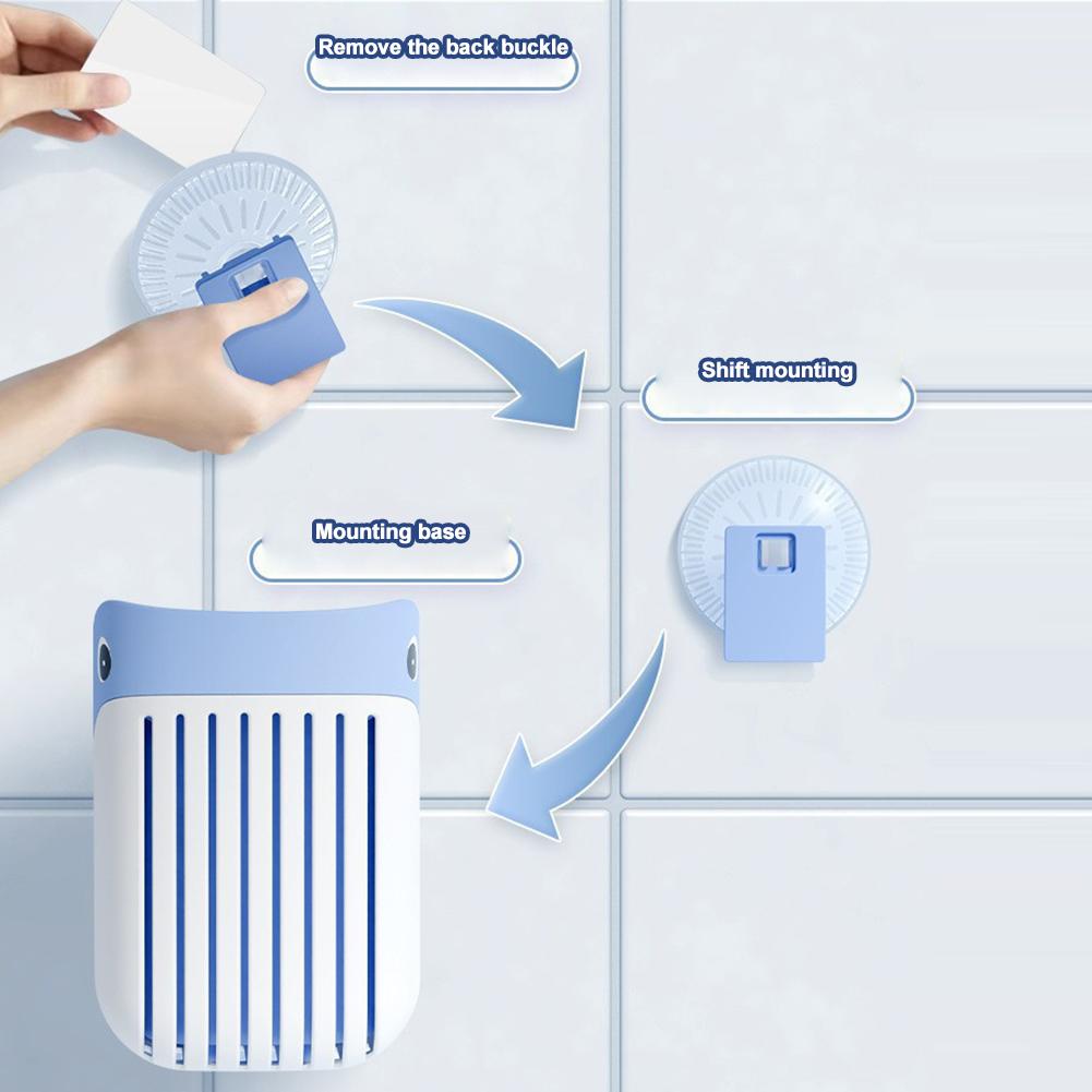 Squirt Whale Toilet Brush 360-Degree Cleaning Brush with Silicone Head Hanging Hole Design Wall-mounted Toilet Clean Brush