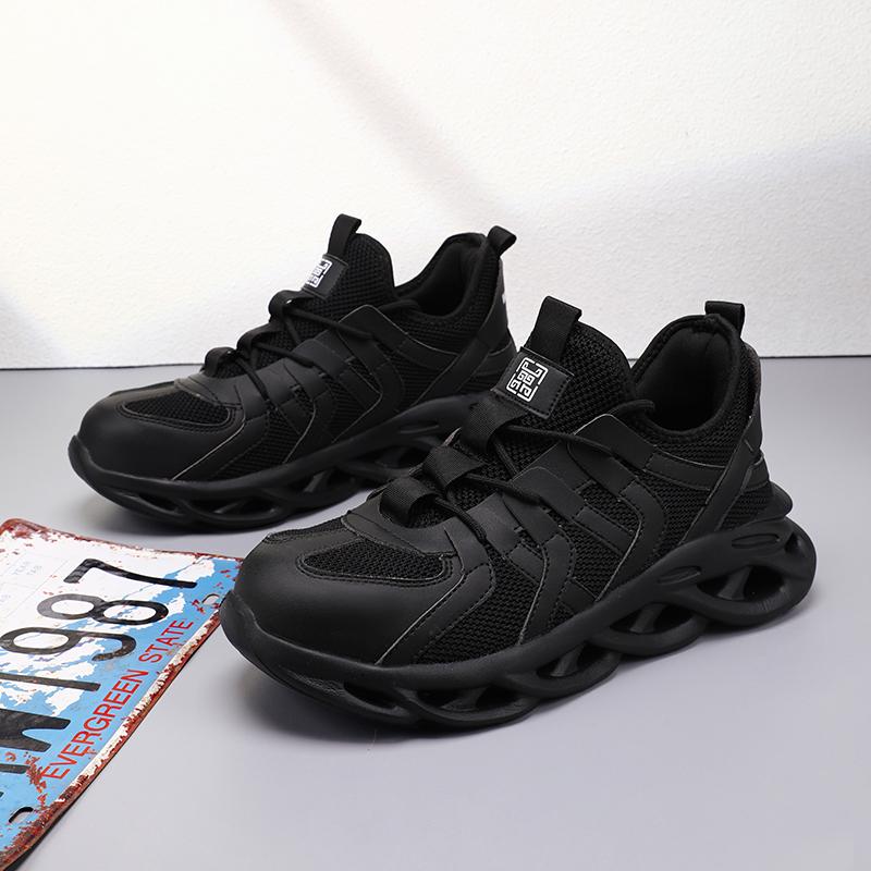 Mens Casual Breathable Steel Toe Covers Work Safety Shoes Summer Tooling Security Boots Worker Designer Safe Footwear Protection