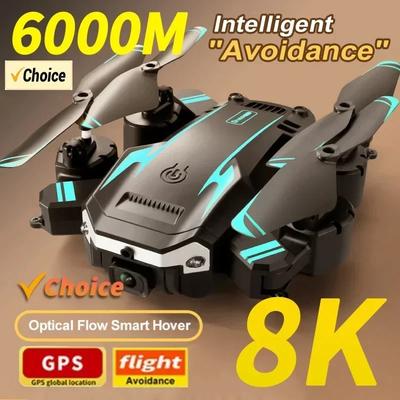 G6 Drohne 8K 5G GPS Professionell HD 360° Luftbildfotografie Dual-Kamera Faltbar Hindernisvermeidung Bürstenloser Quadrocopter 5KM