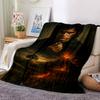 1pc Lord of the Rings Volcano Flannel Blanket Soft Warm Throw for Home, Office, Travel, All-Season Cozy Bedding GiftL1284