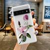 For Google Pixel 10 Pro 10A Phone Case Pixel 9 Pro XL Pixel 8 Pro 9A 8A 7A 7 6A 6 Pro Soft TPU Cover Flower