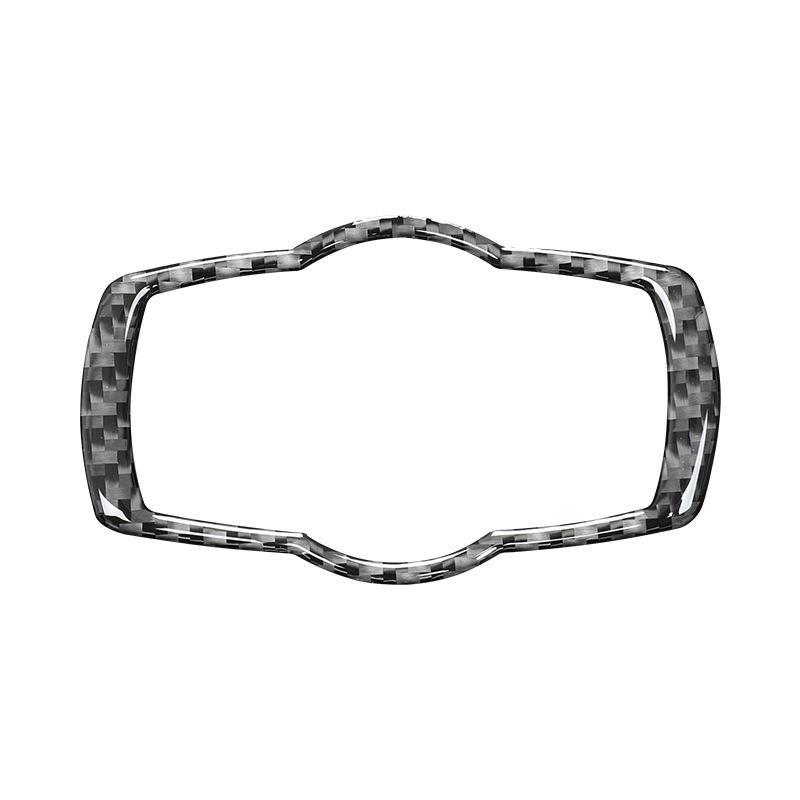 For BMW 3 Series E90 E92 2005-2012 Carbon Fiber Car Headlight Control Panel Knob Frame Decoration Sticker Interior Accessories