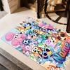 Colorful Animal Friends Customize Your Name Area Rug Design for Entryway Playrooms Kitchen Living Rooms Anti-slip Rug Office home decor