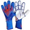 1 Paar dicke Latex-Torwarthandschuhe, rutschfester Fingerschutz, Fußballhandschuhe, atmungsaktive Torwarthandschuhe für Erwachsene und Kinder