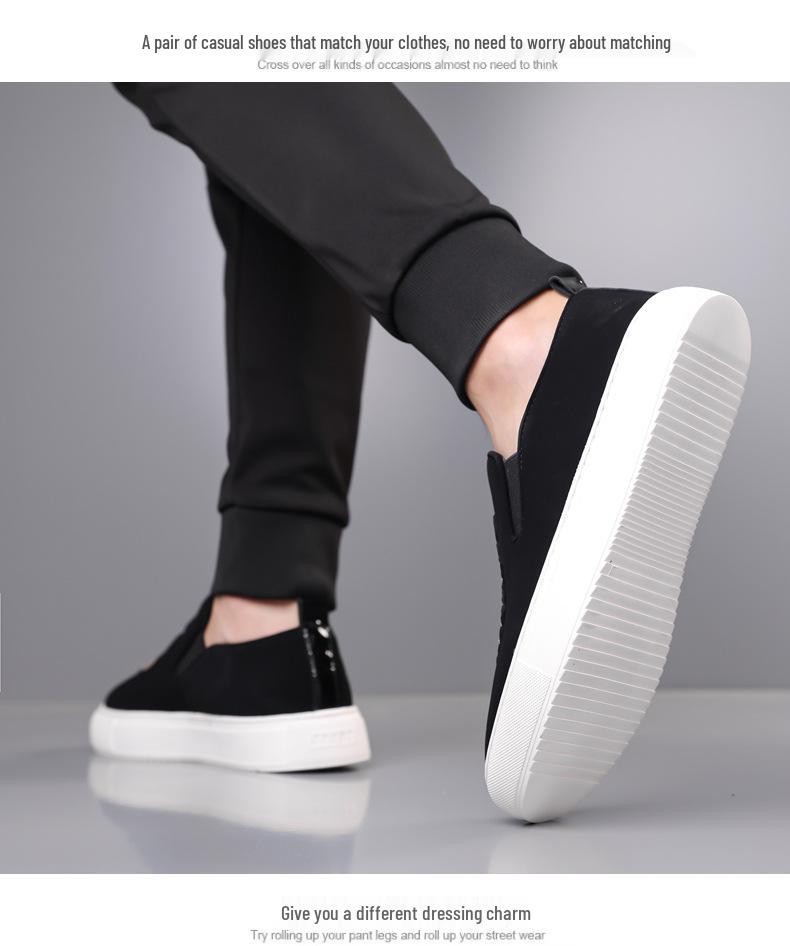 Herren Herbst Casual Slipper Loafer mit britischer Stickerei – Bequem und trendig