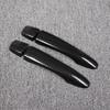 Ruiq Outer Door Handle Cover for Nissan Note Carbon Fiber Includes Smart Key Entry Button for the New Nissan Note E13 Full-coverage E-Power (Black