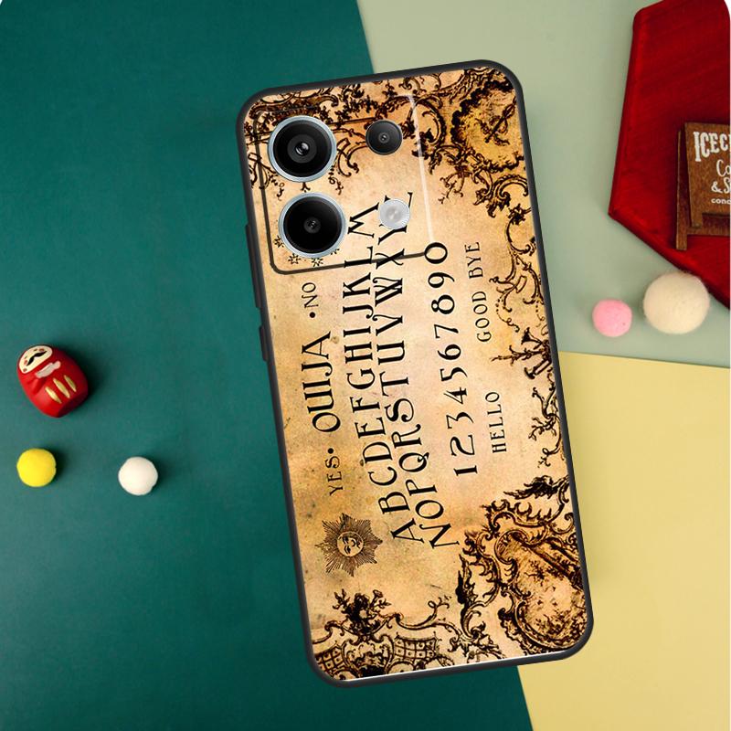 Girly Pastel Witch Goth Ouija Case For Xiaomi Redmi Note 13 Pro 14 12 11 10 15 Pro Plus Redmi 15 14C 13C 10C 12C 15C Funda
