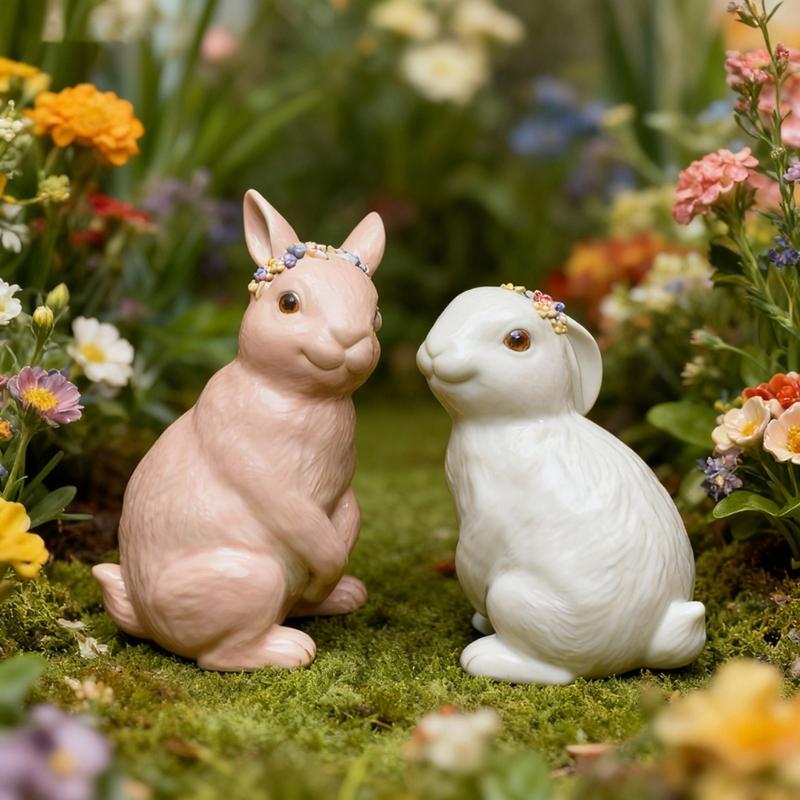 Practical Craft Mold Rabbit Shape Handmade Supplies Ornament Moulds Silicone Texture for Clay Wax and Resin Crafting