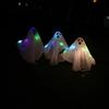Halloween Props, Colorful Lights, Small Ghosts, Black and White Decorations, Bar and Haunted House Decorations